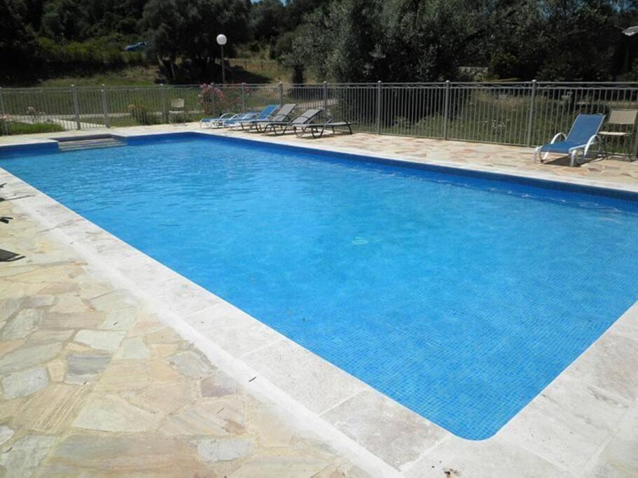 Maison Au Calme Avec Piscine Et Climatisation Sollacaro Bagian luar foto