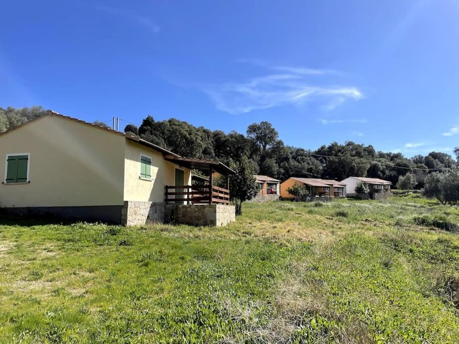 Maison Au Calme Avec Piscine Et Climatisation Sollacaro Bagian luar foto