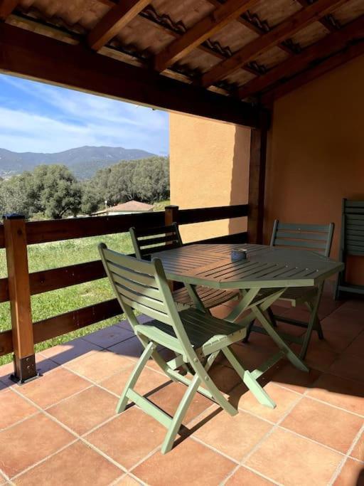 Maison Au Calme Avec Piscine Et Climatisation Sollacaro Bagian luar foto
