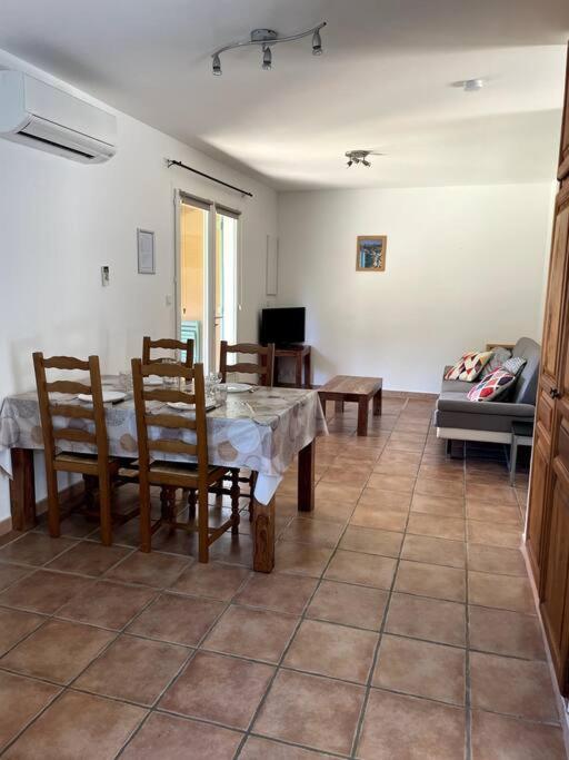 Maison Au Calme Avec Piscine Et Climatisation Sollacaro Bagian luar foto