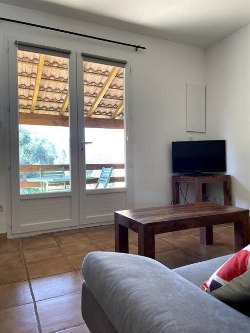 Maison Au Calme Avec Piscine Et Climatisation Sollacaro Bagian luar foto