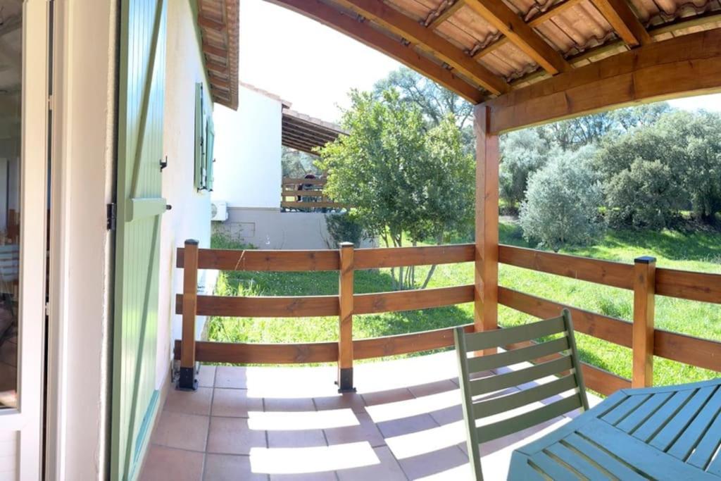 Maison Au Calme Avec Piscine Et Climatisation Sollacaro Bagian luar foto